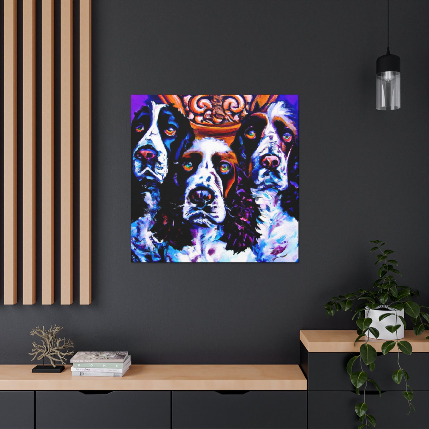 "A Surreal Springer Spaniel" - Canvas