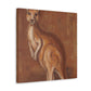 Kangaroo in Nature's Splendor - Canvas