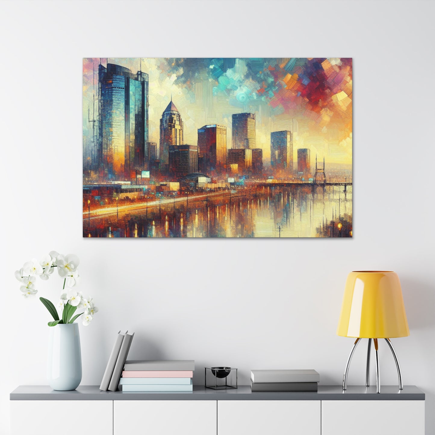 Desert Dreamscape Awakening - Canvas