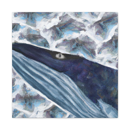 "Bowhead Whale in Surrealism" - Canvas