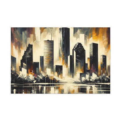 "Dynamic Urban Horizons" - Canvas