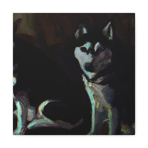 Siberian Husky Gaze - Canvas