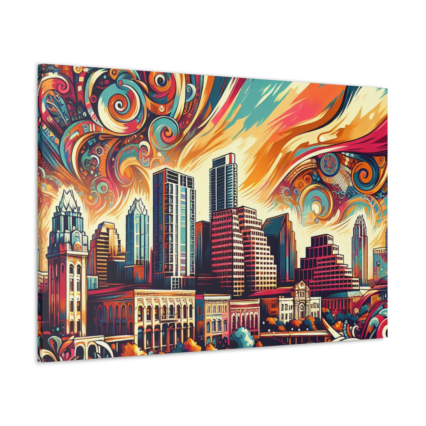 "Colorful Austin Landscapes" - Canvas