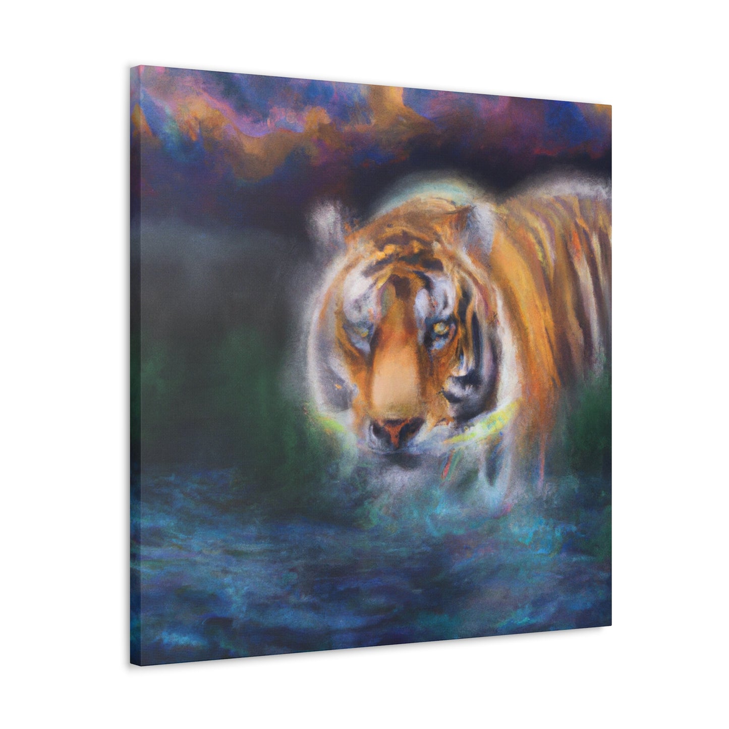 Tiger Roaring Redux - Canvas