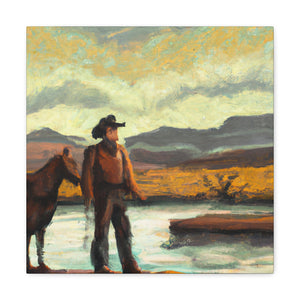 Western Landscape Vista - Canvas