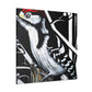 Downy Woodpecker Joy - Canvas