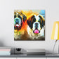 Saint Bernard's Majesty - Canvas