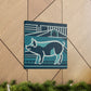 "Pig in Art Deco" - Canvas