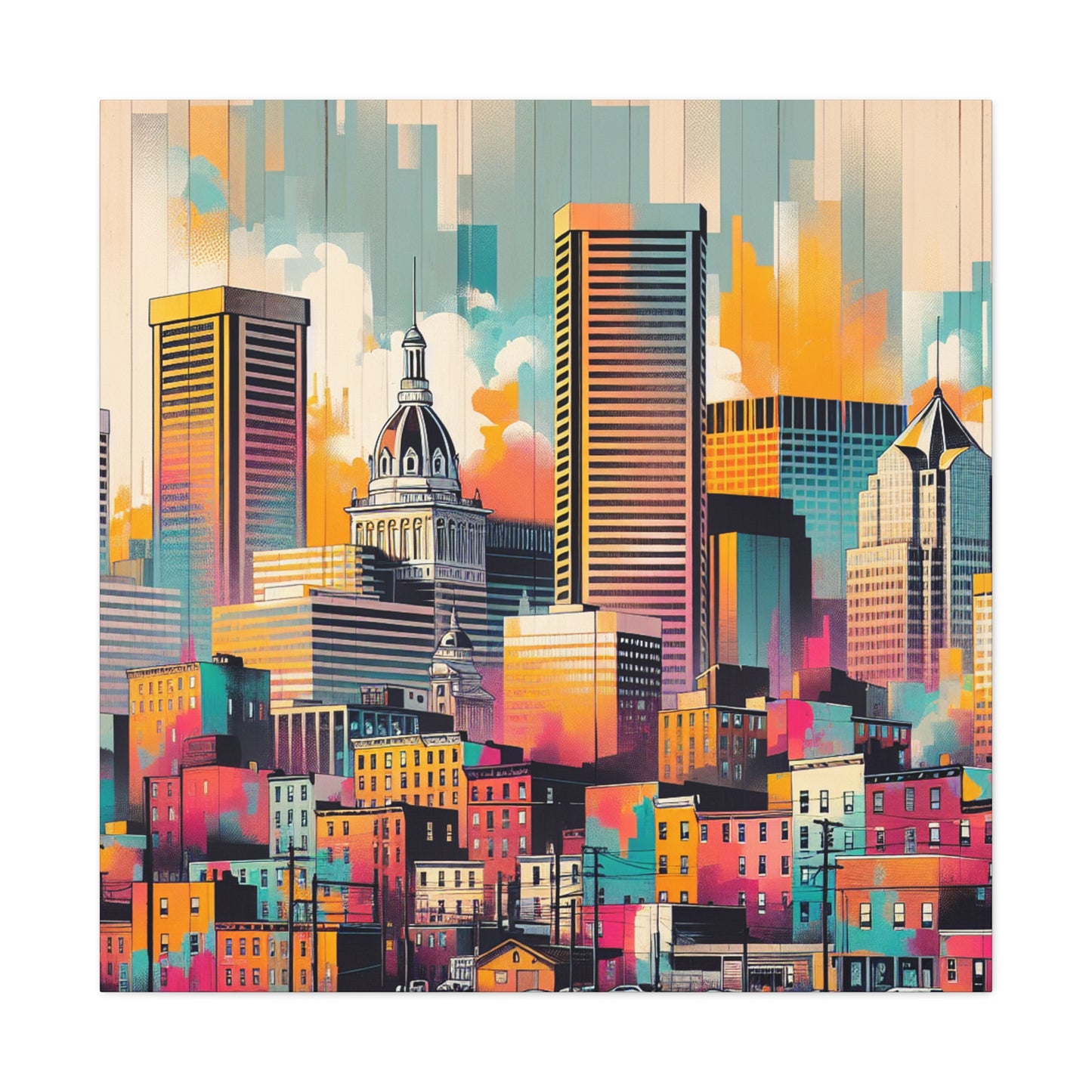 Brick City Awakening - Canvas