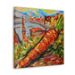 Carrots in Monet Style - Canvas