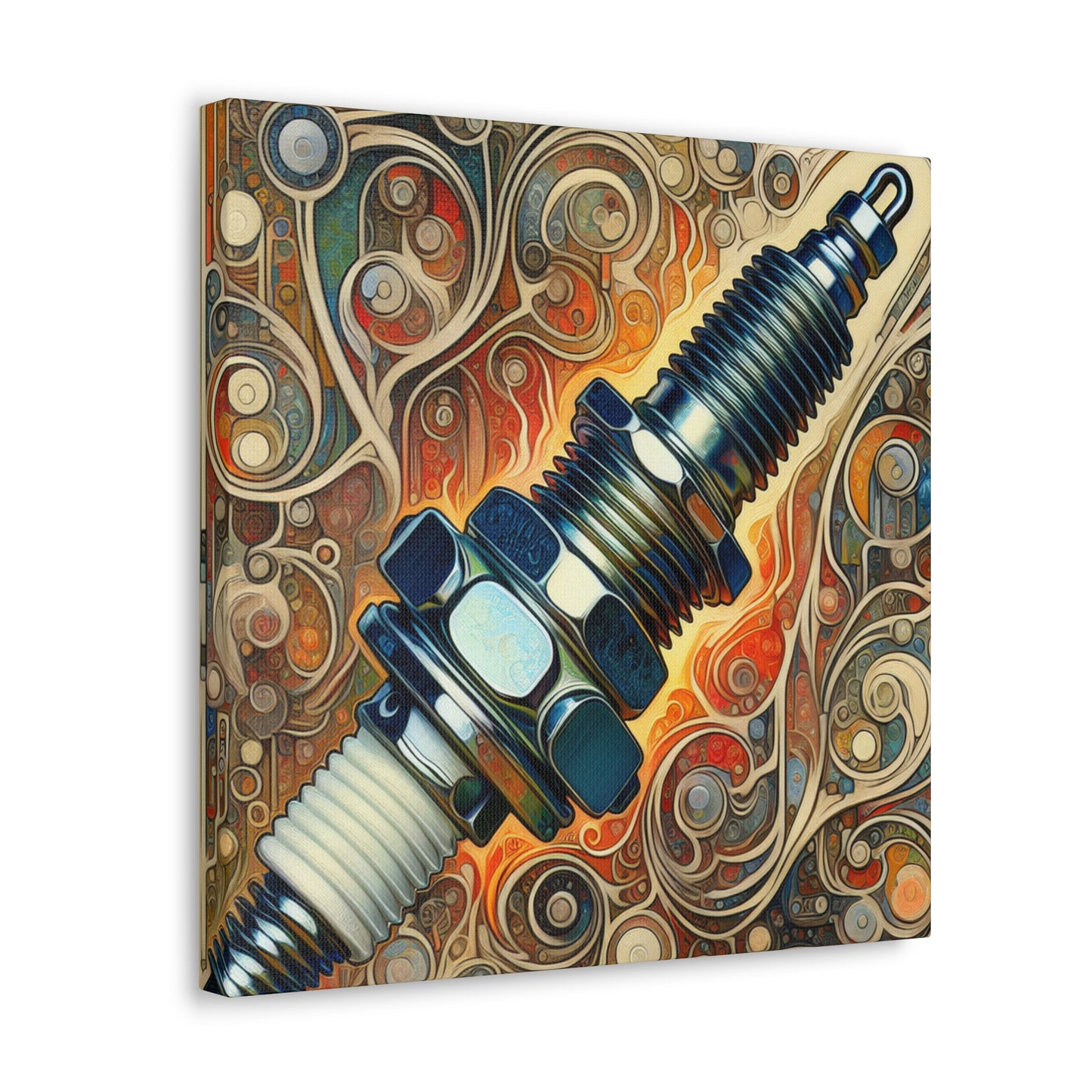 "Vibrant Ignition Awakening" - Canvas