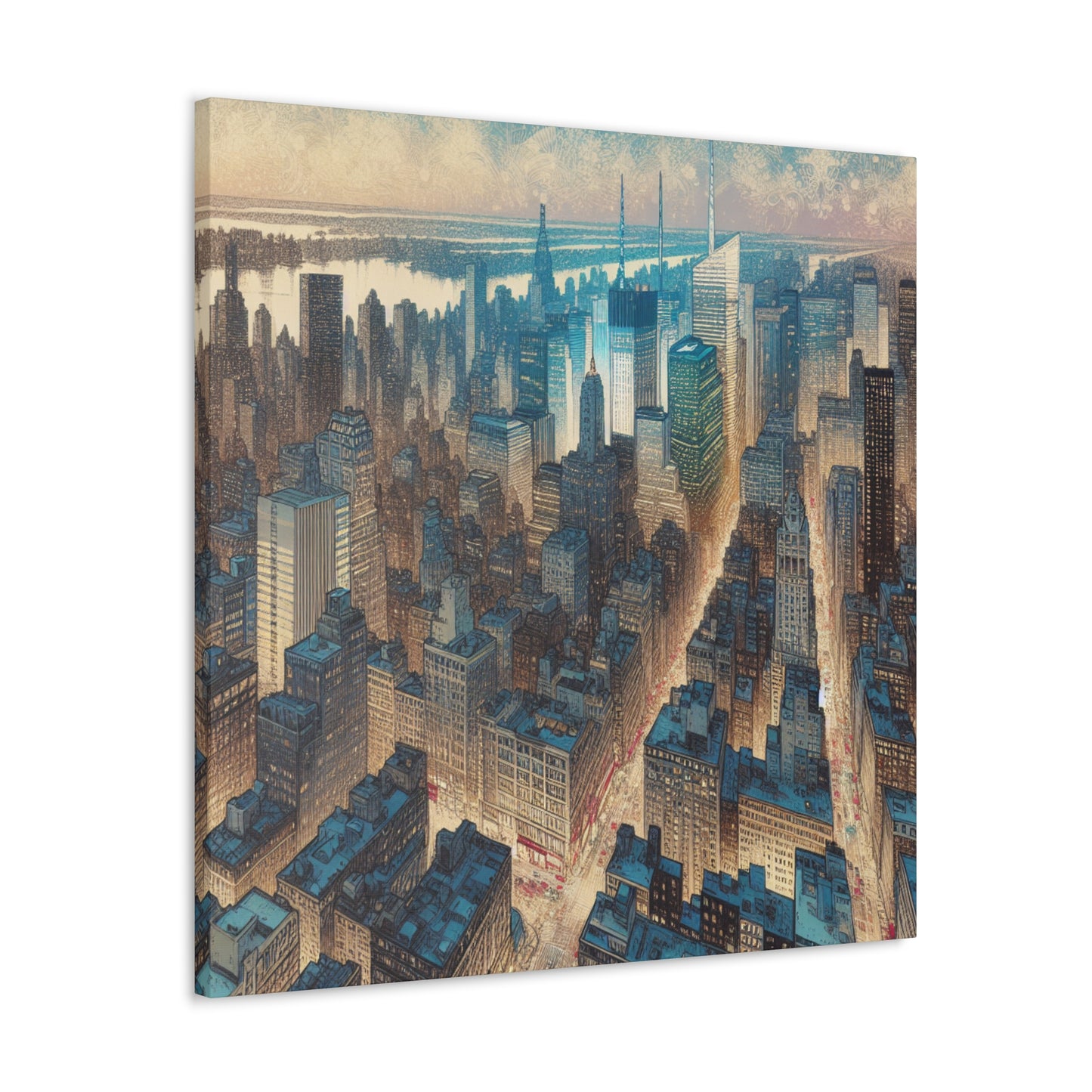 "Enchanting City Splendor" - Canvas