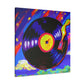 "Vinyl Resonance Impressionism" - Canvas