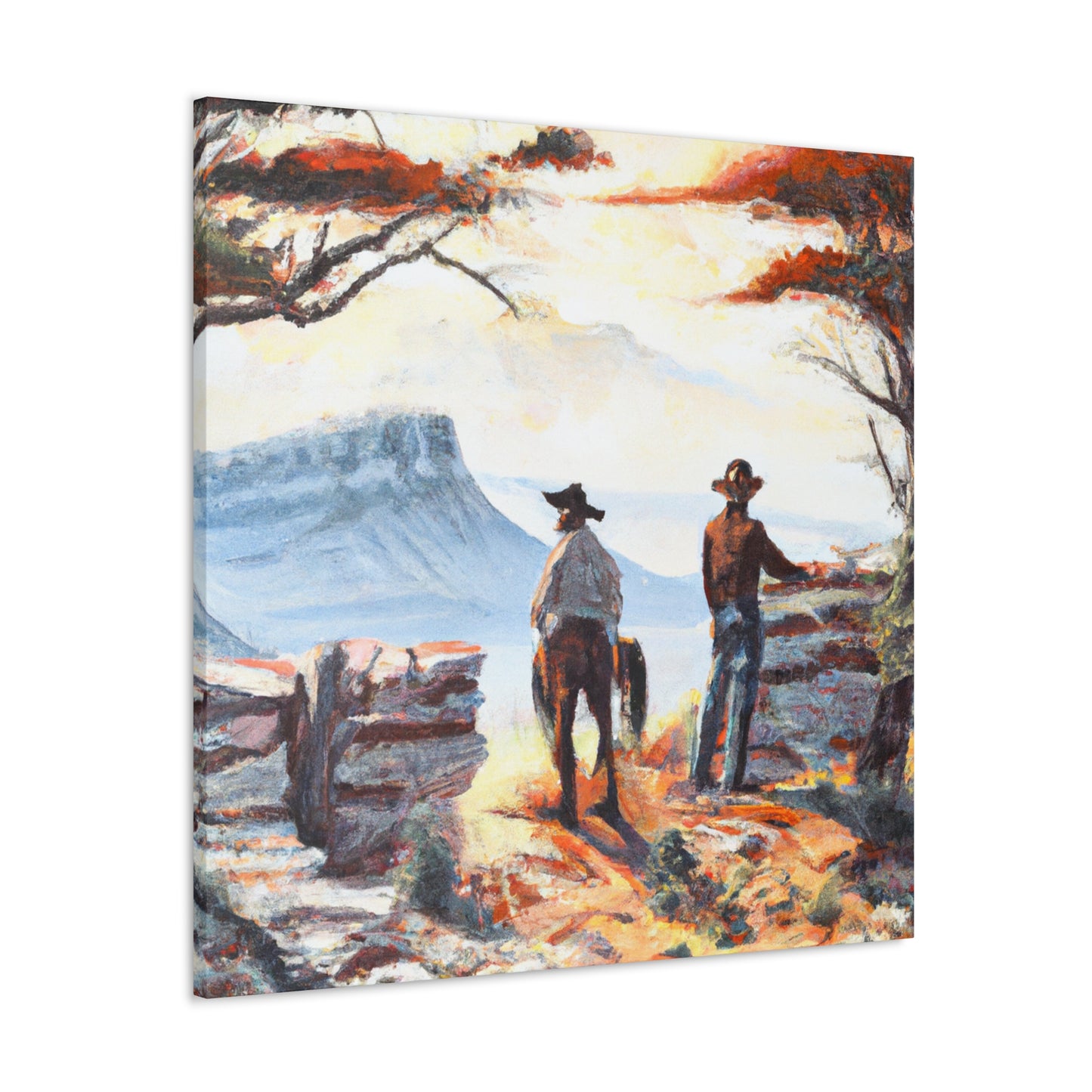 Western Plains Reminiscence - Canvas