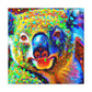 Koala in Pointillism - Canvas