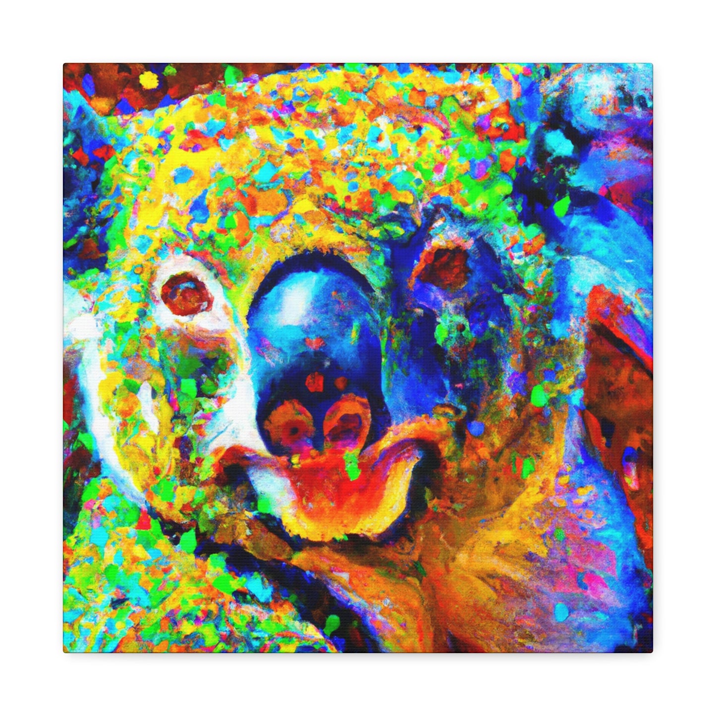 Koala in Pointillism - Canvas