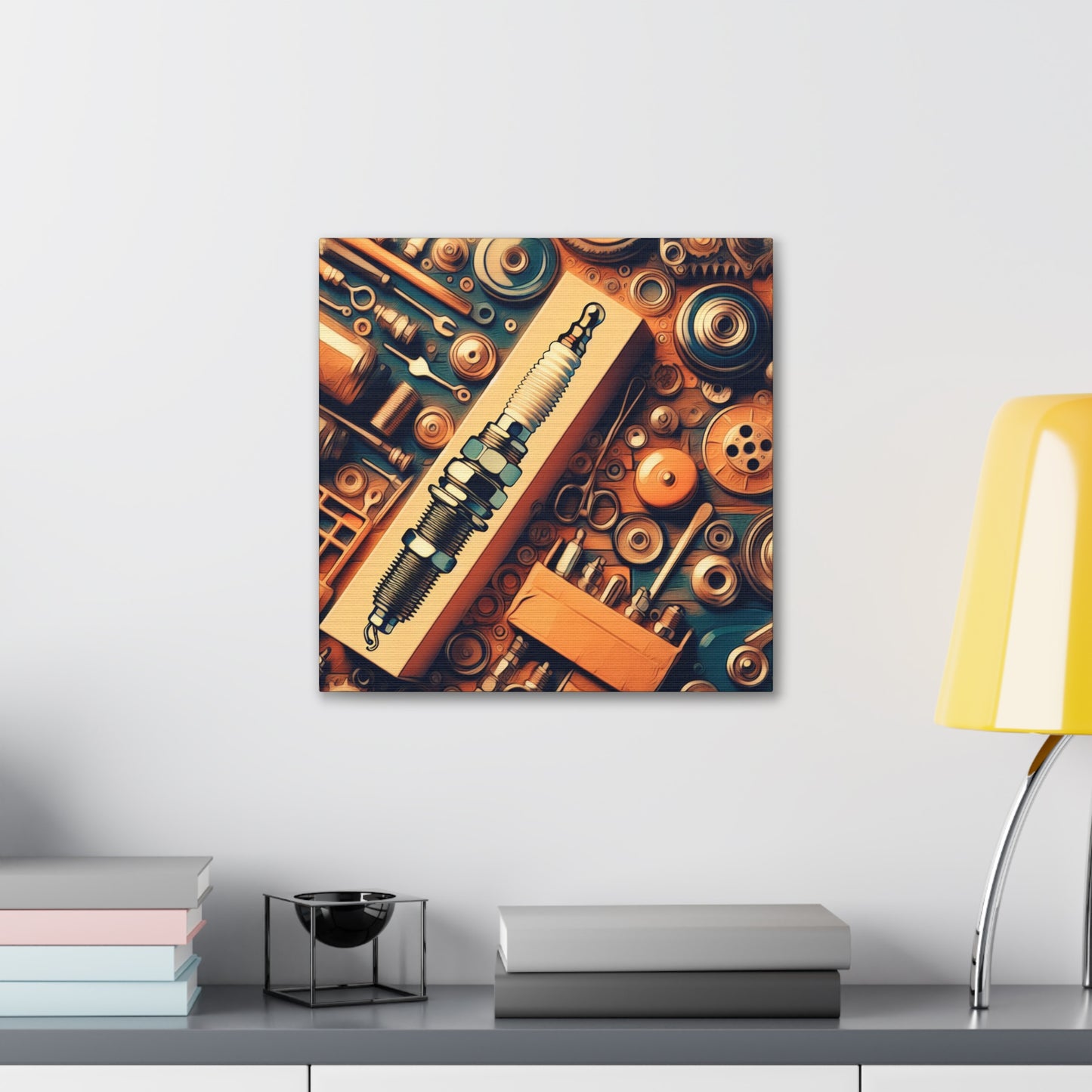 "Igniting Industrial Revolution" - Canvas