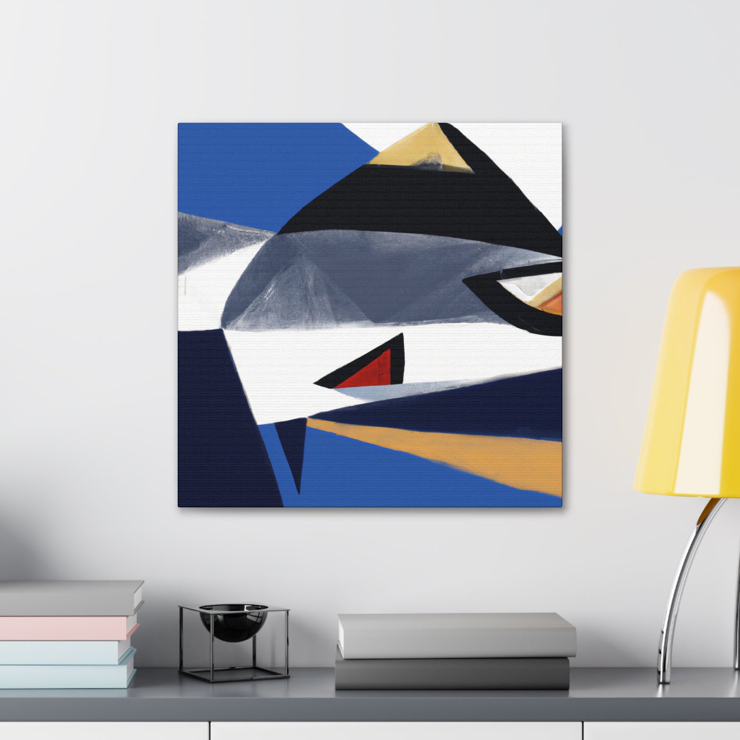 "Shark in Abstract Form" - Canvas