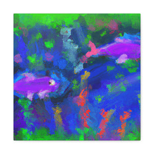 "Neon Tetras Expeditionary". - Canvas