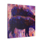 Warthog at Dusk - Canvas