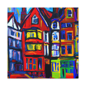 "Tudor Pop Fauvism" - Canvas