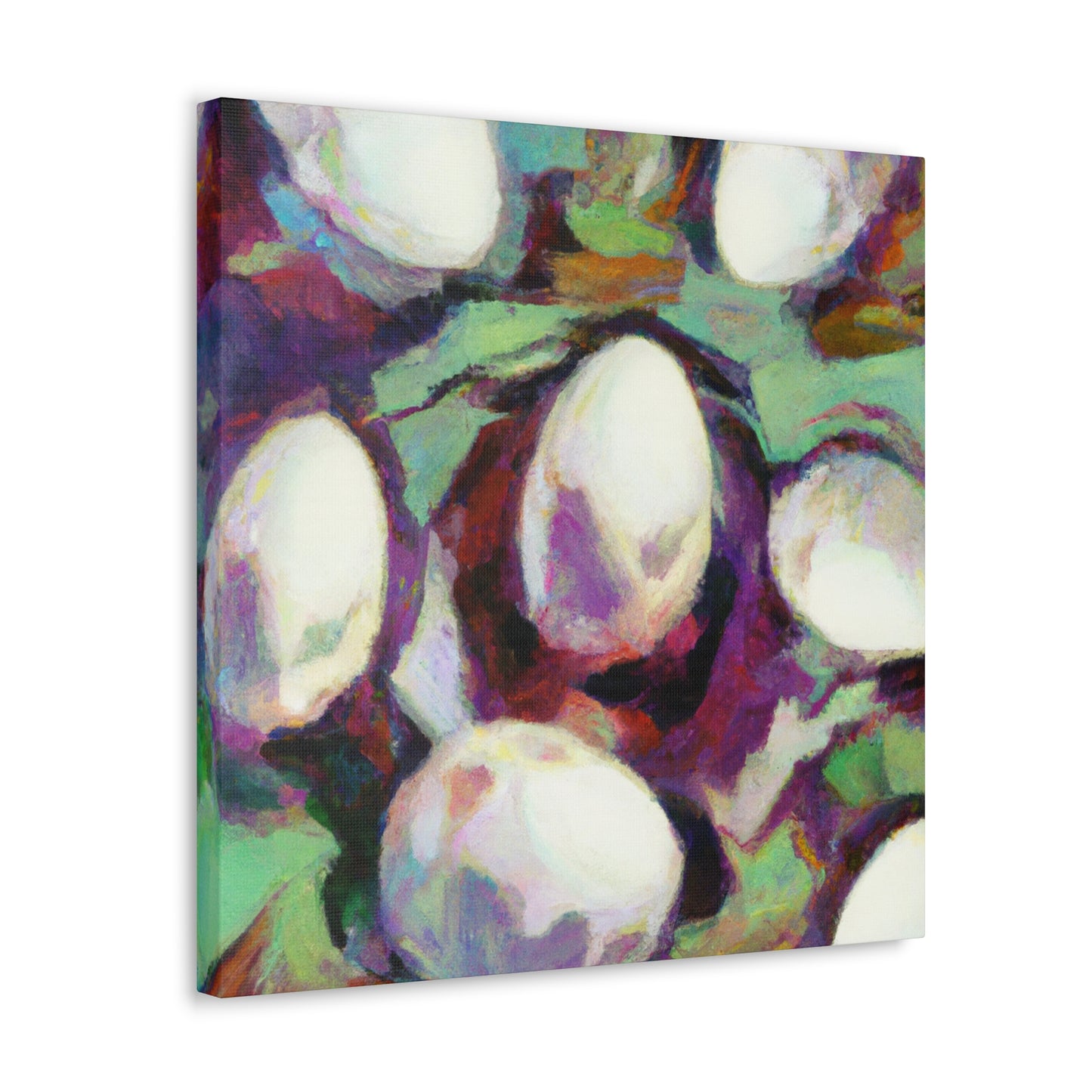 "Eggs At Sunrise Impression" - Canvas