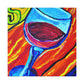 "Glorious Wine Glass Beauty" - Canvas