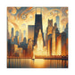 "Enchanted Urban Elegance" - Canvas