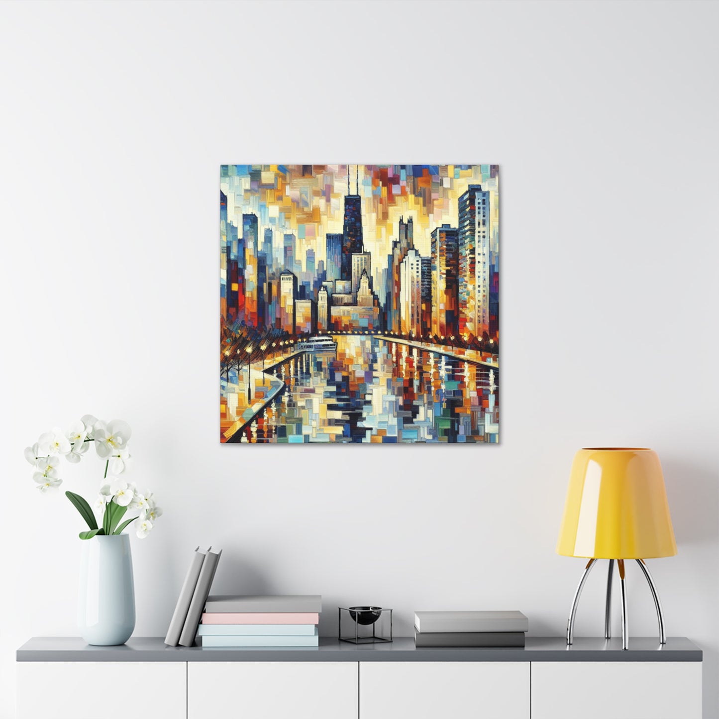 City of Steel Mirage - Canvas