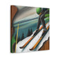 Skiing the White slopes - Canvas