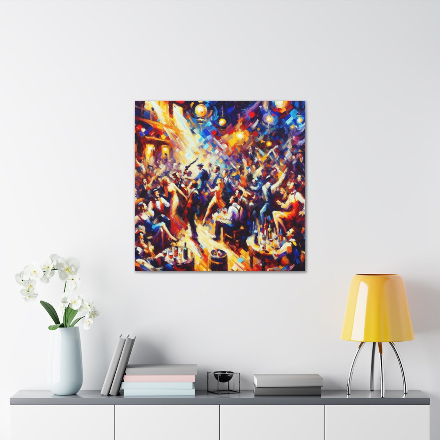 Vibrant Revelry at Home - Canvas