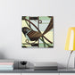 "Song Sparrow in Deco" - Canvas