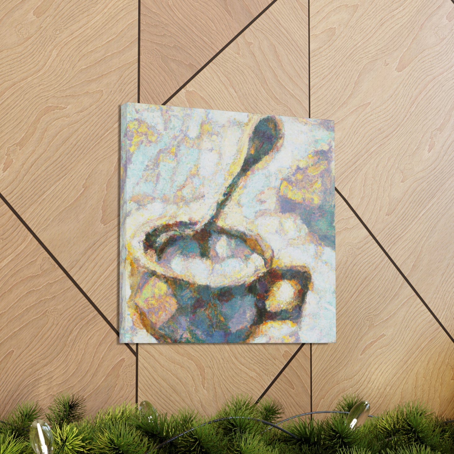 "Coffee Cup Impressionism" - Canvas