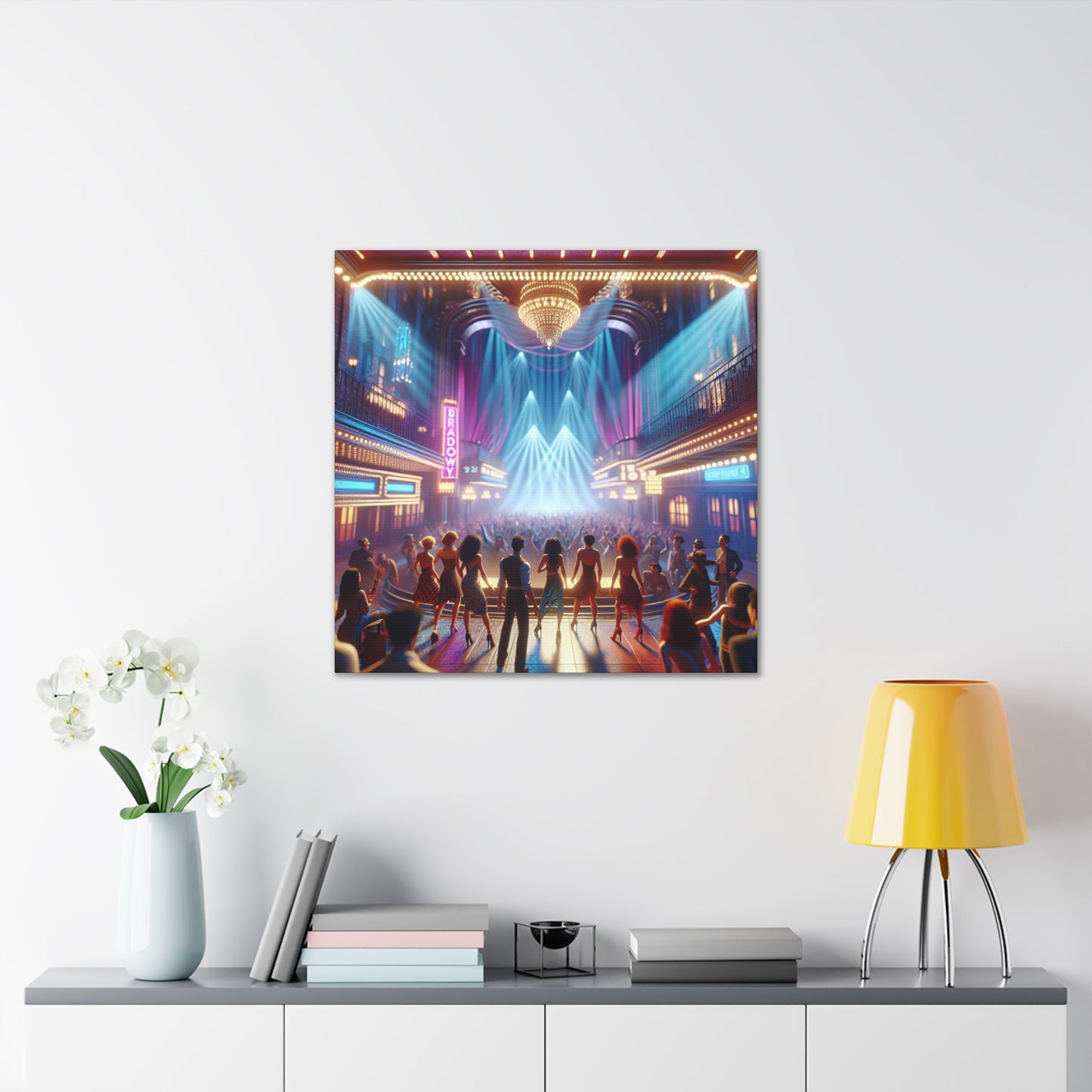 "Vibrant Broadway Spectacle" - Canvas