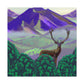 Deer in the Mist - Canvas