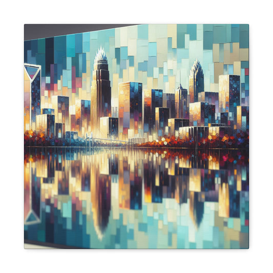 "Urban Euphoria: Charlotte Reverie" - Canvas