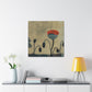 "Poppies in Abstraction" - Canvas