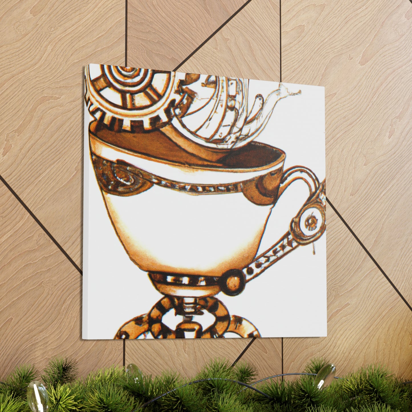 Cup of Steam Coffee - Canvas