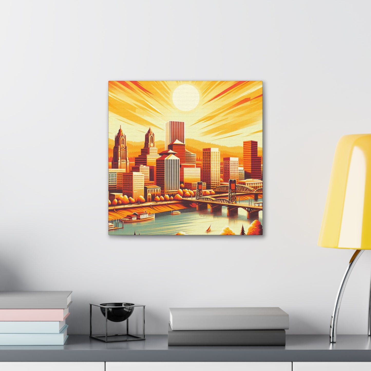 "Enchanting Vistas of Portland" - Canvas