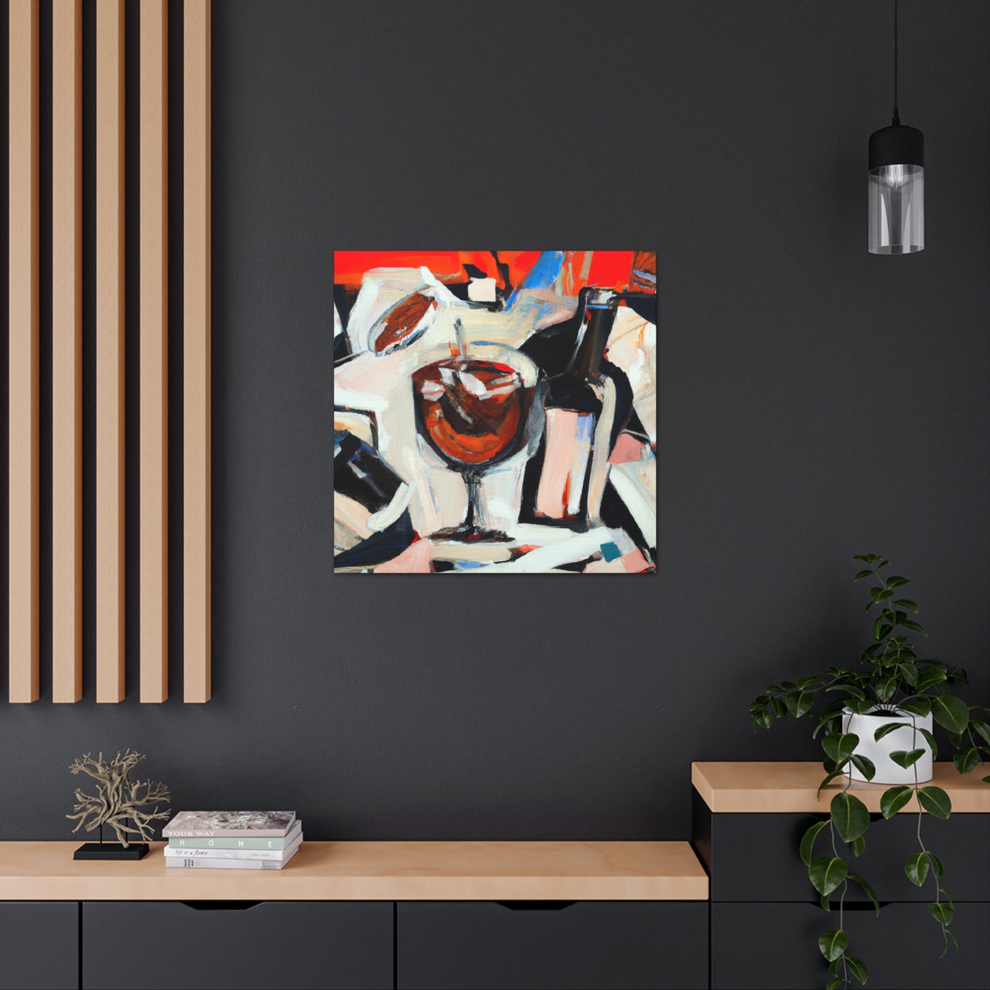 "Wine and Cocktails Party" - Canvas