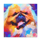 "Pekingese Playful Pose" - Canvas