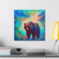 Grizzly Bear in Nature - Canvas