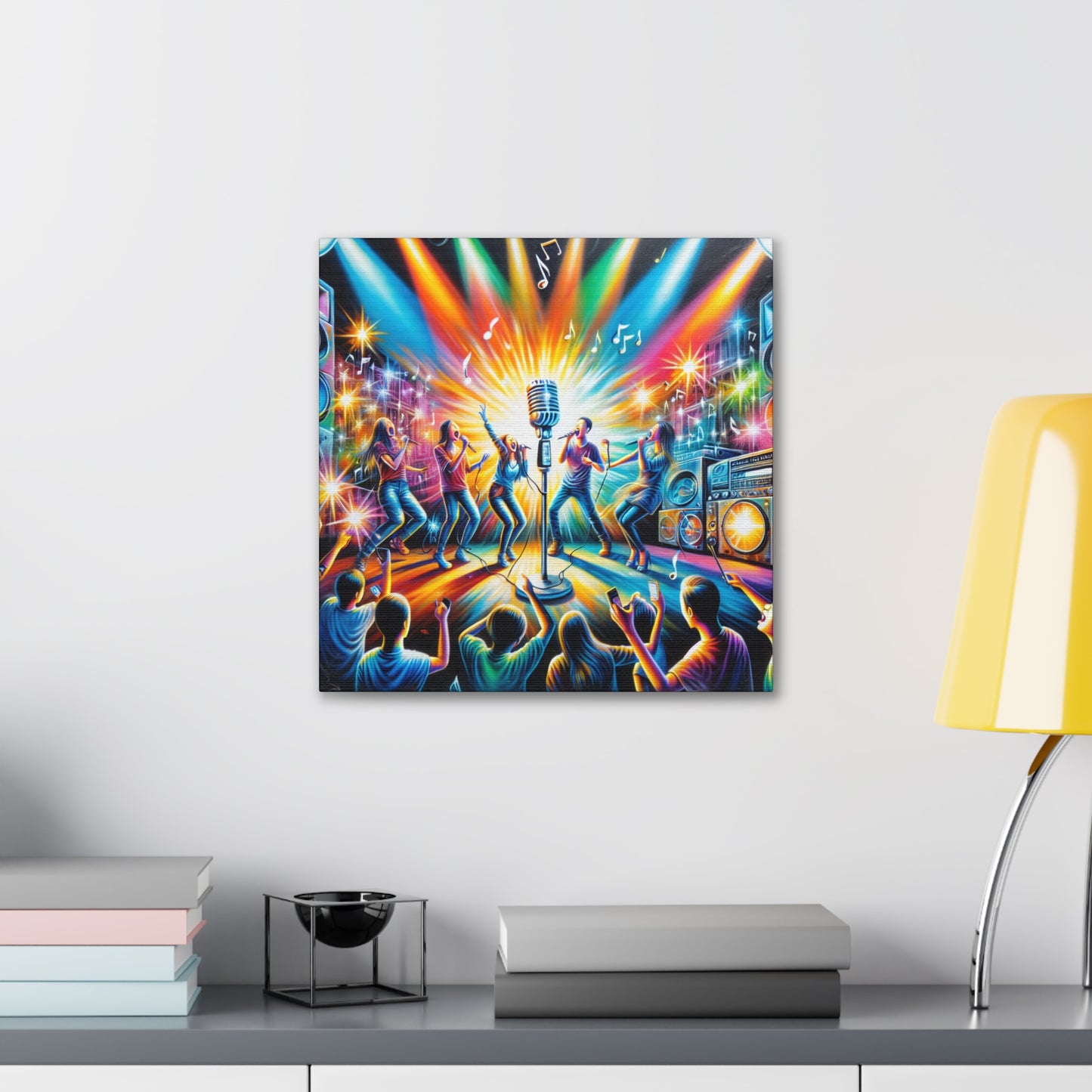 "Melodies of Urban Nights" - Canvas