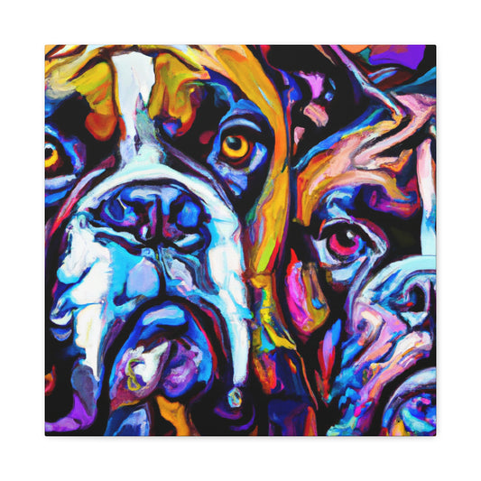 Boxer in Contemplation - Canvas