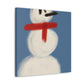 Snowman in Simplicity - Canvas