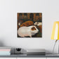 "Guinea Pig Renaissance Painting" - Canvas