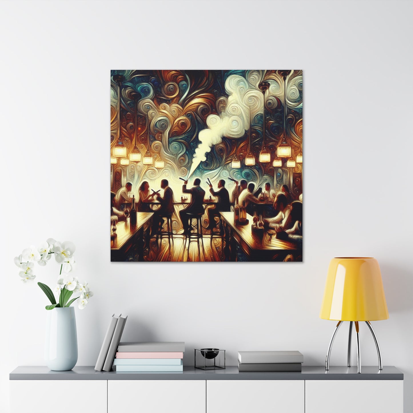 Smoky Jazz Vibes - Canvas