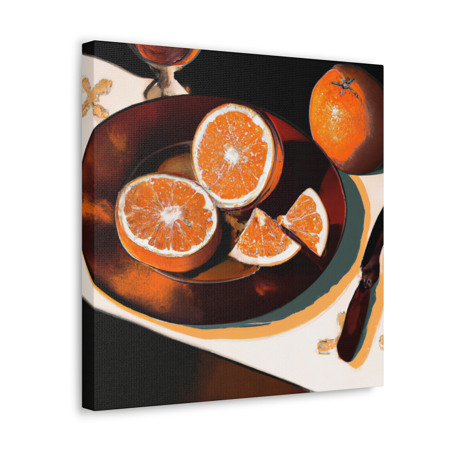 Orange Grandeur Neoclassic - Canvas