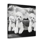 "Dancing Bichon Dreamscape" - Canvas