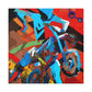 Moto Crossing Attitude - Canvas